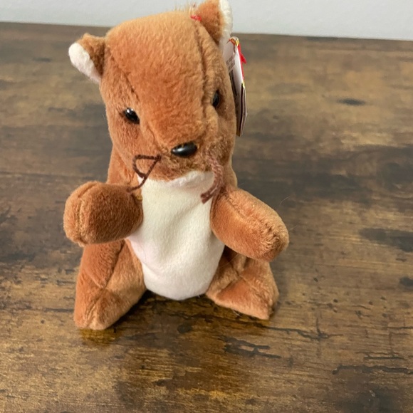 Ty Beanie Baby * Nuts the Squirrel * Date of birth: Jan 21, 1996 * - Picture 6 of 6